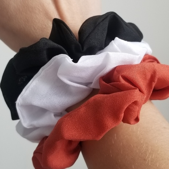 3 Hair Scrunchies - Picture 1 of 2